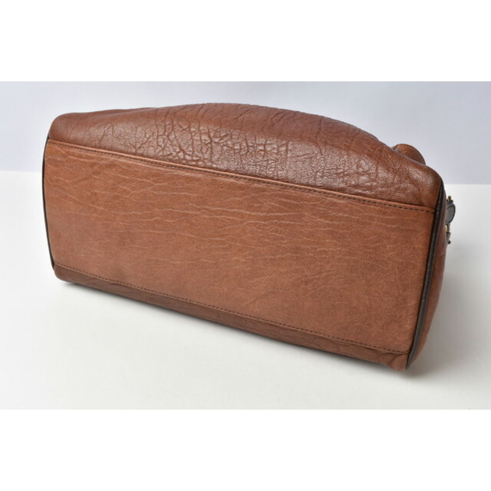 Fendi Processing Leather Handbag Brown - image 8